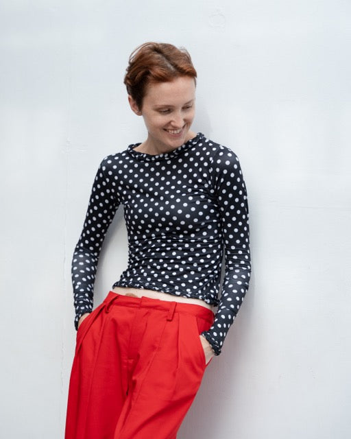 Timeless Polka Dots Top