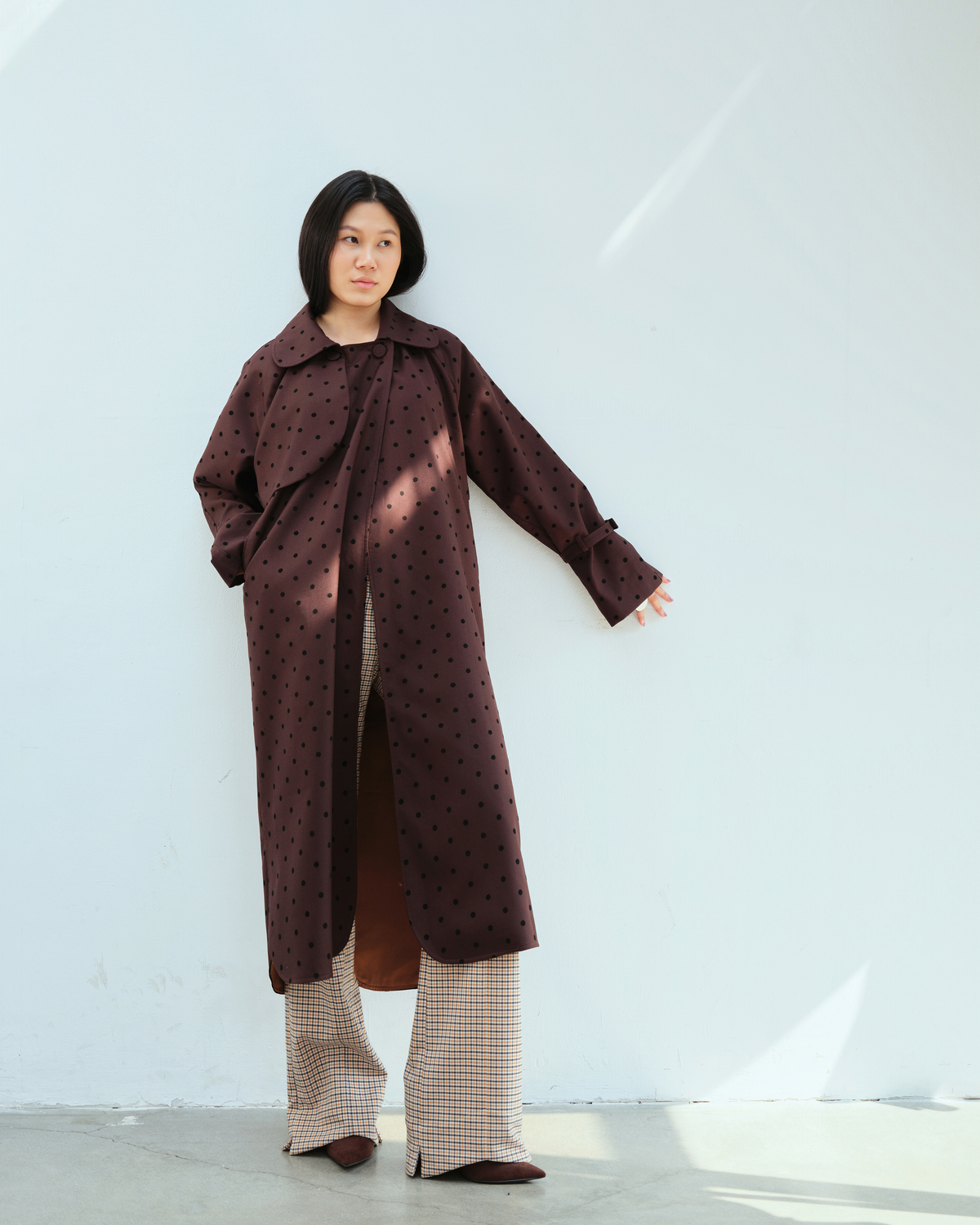 Chocolate and Earth Trench Coat
