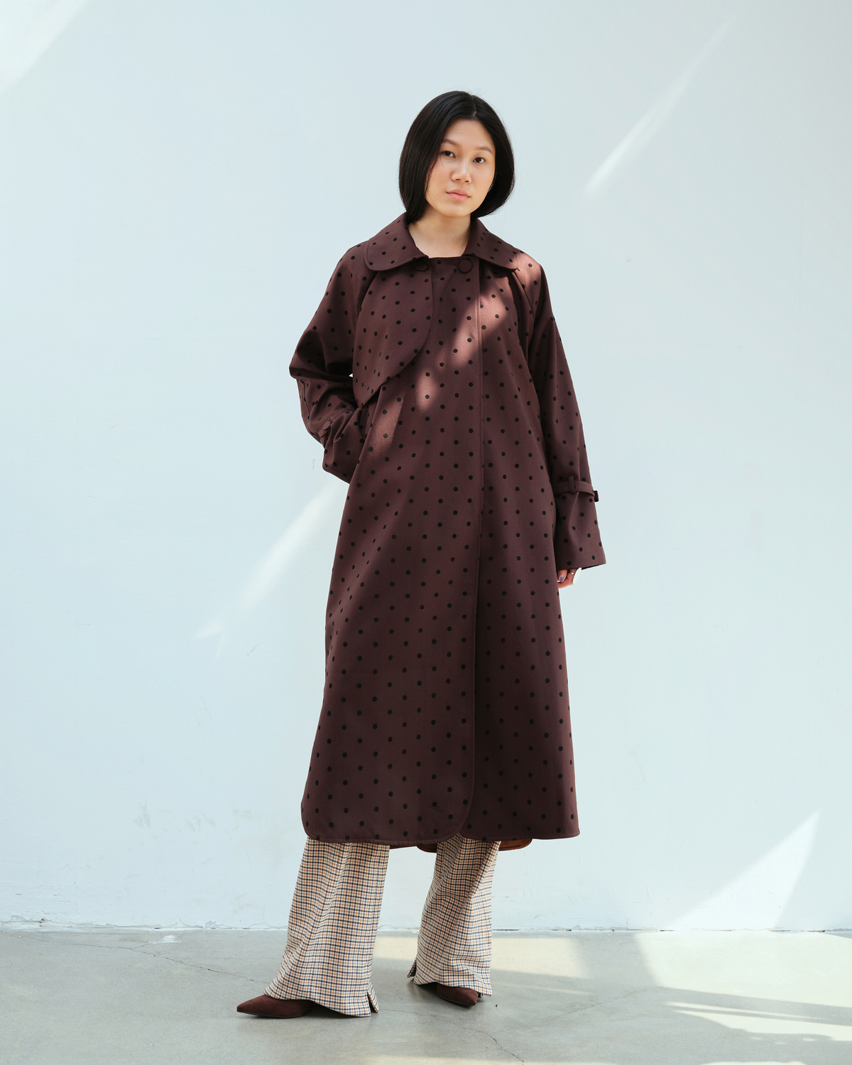Chocolate and Earth Trench Coat