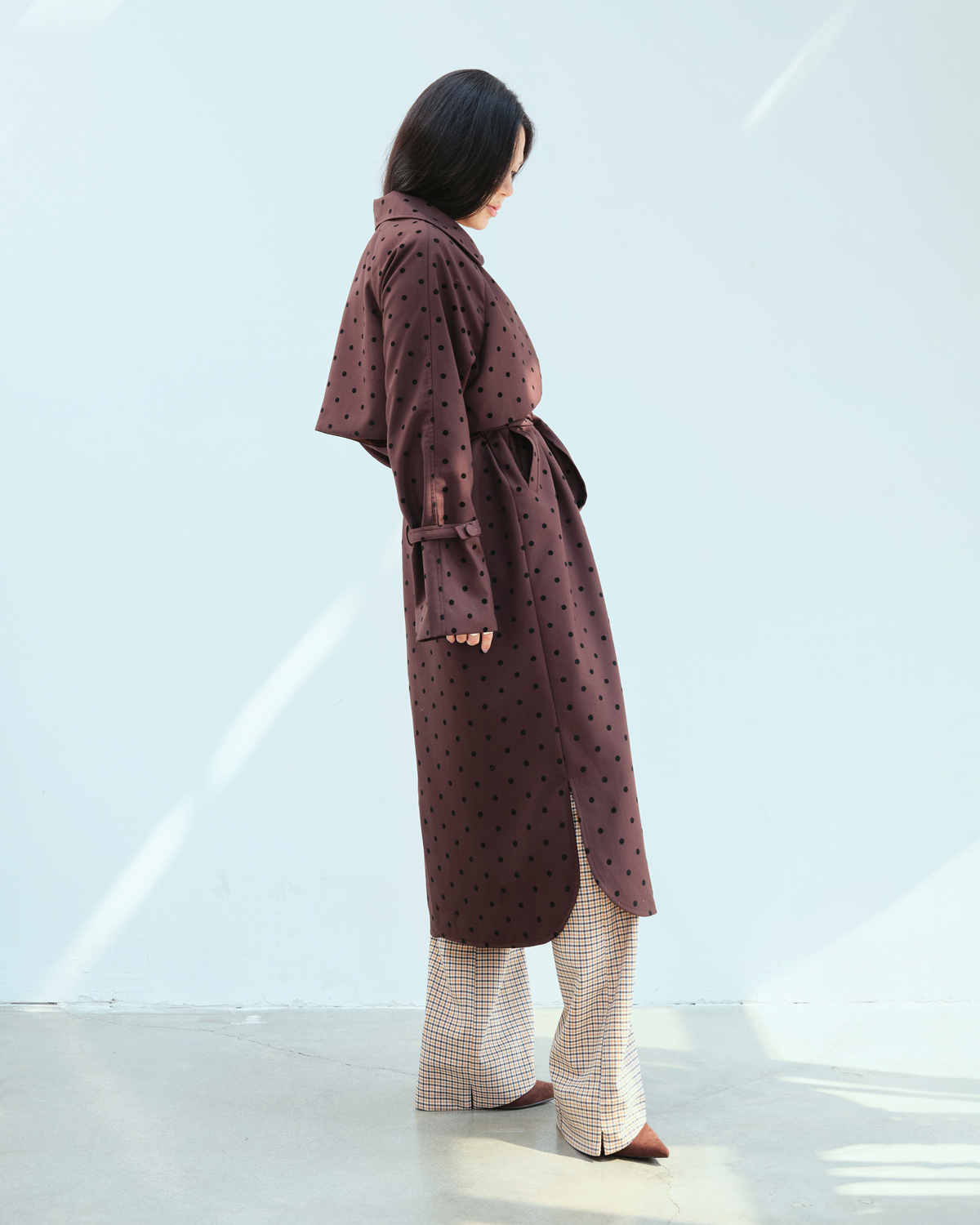 Chocolate and Earth Trench Coat
