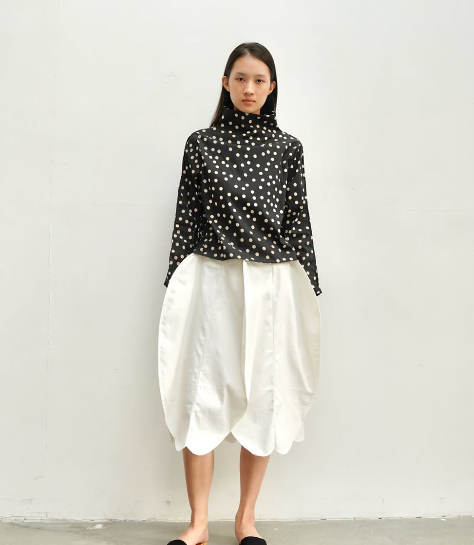 Trăm Hoa Đua Nở Silk Shirt